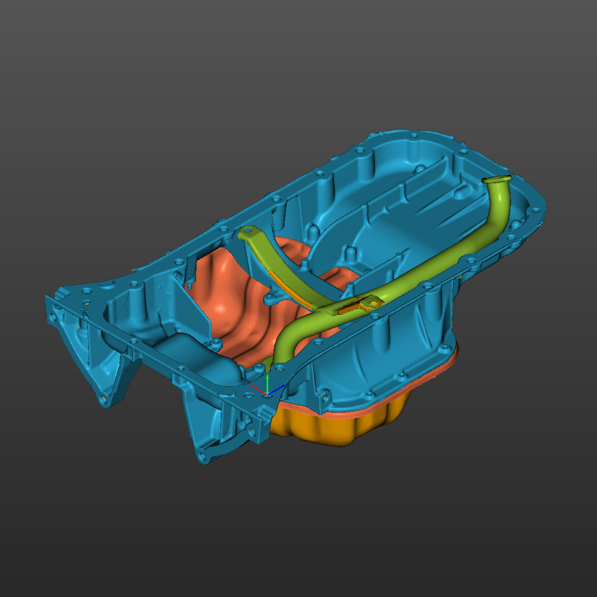 Lexus LS430 3UZ-FE VVT-i Rear Sump Oil Pan 3D Scan STL
