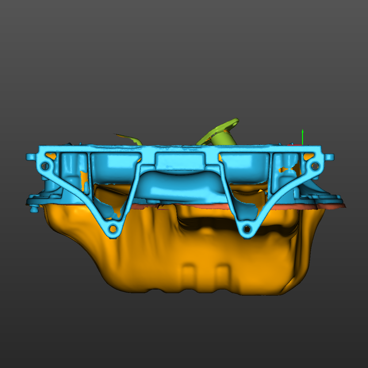 Toyota Tundra, Sequoia (2UZ-FE 4.7 VVT-i) Middle Sump Oil Pan 3D Scan STL