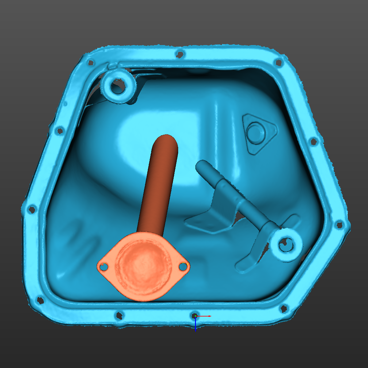 Subaru BRZ (FA20) Lower Oil Pan 3D Scan STL