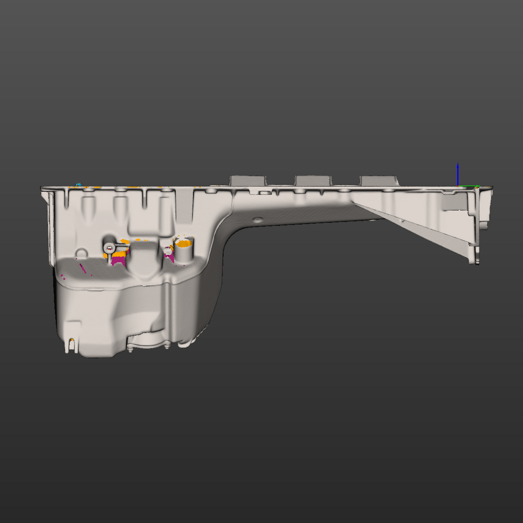 Bmw E34(M50) Oil Pan Front Sump 3D Scan STL