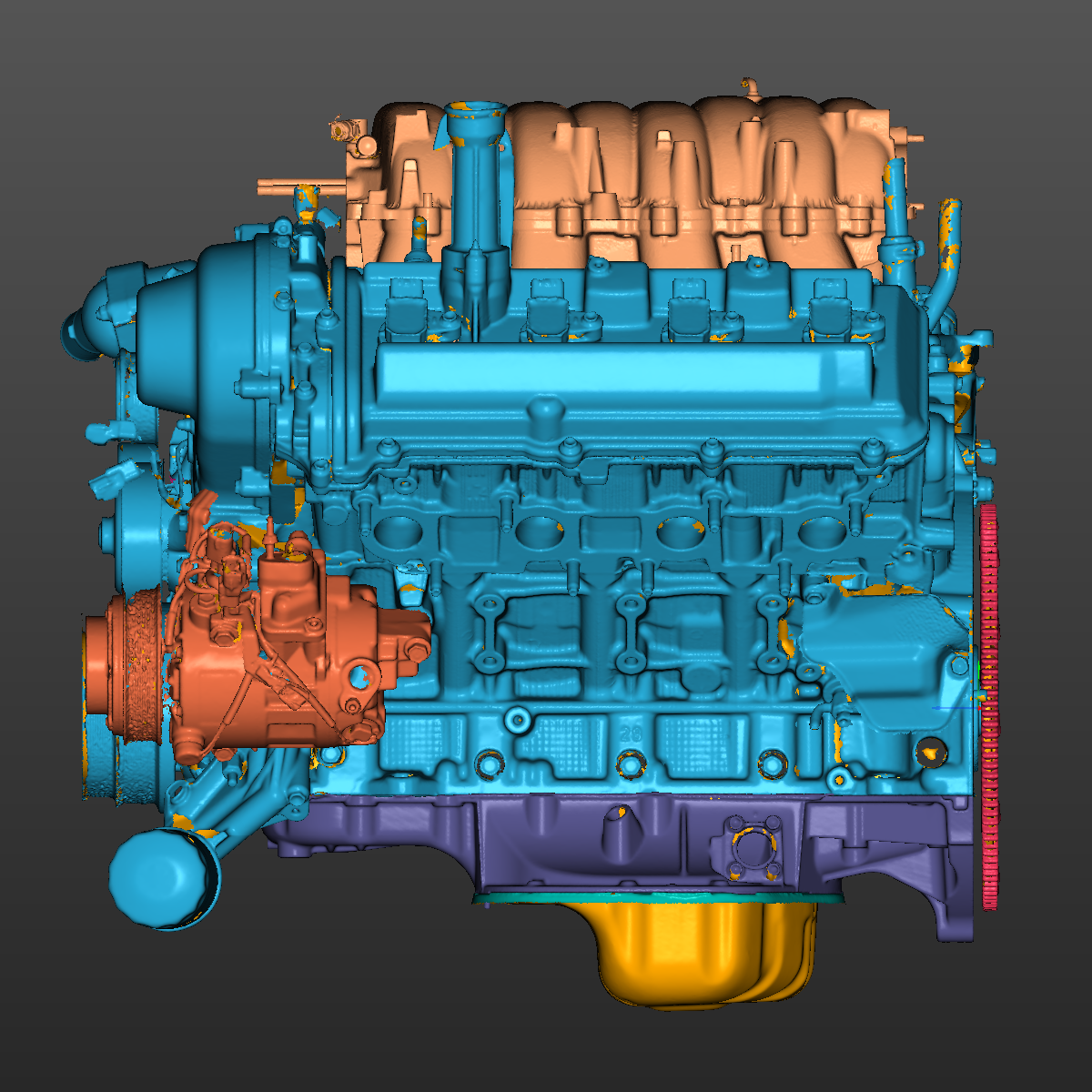 Lexus LS430 3UZ-FE VV-TI Engine 3D Scan STL