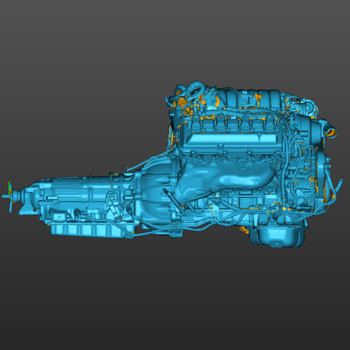 Lexus LS400 1UZ-FE Powertrain 3D Scan STL