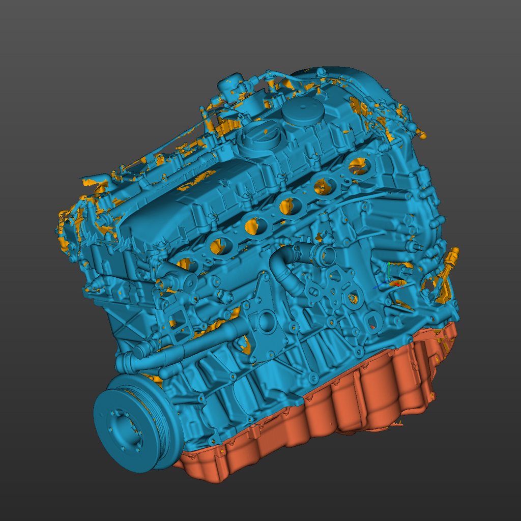 BMW G30 540i B58 Engine 3D Scan STL