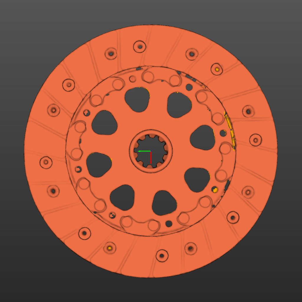 BMW E30(M42) clutch assembly 3D Scan STL