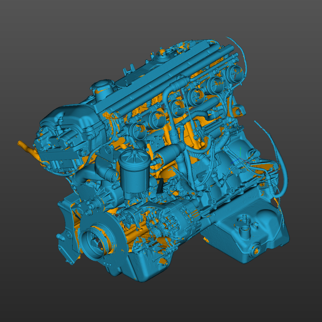 BMW E46 M3 S54 engine 3D Scan STL