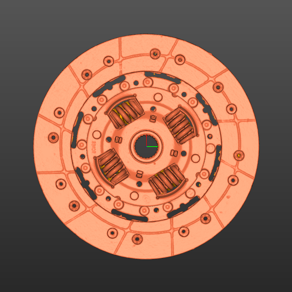 Nissan 350z Clutch Assembly 3D Scan STL
