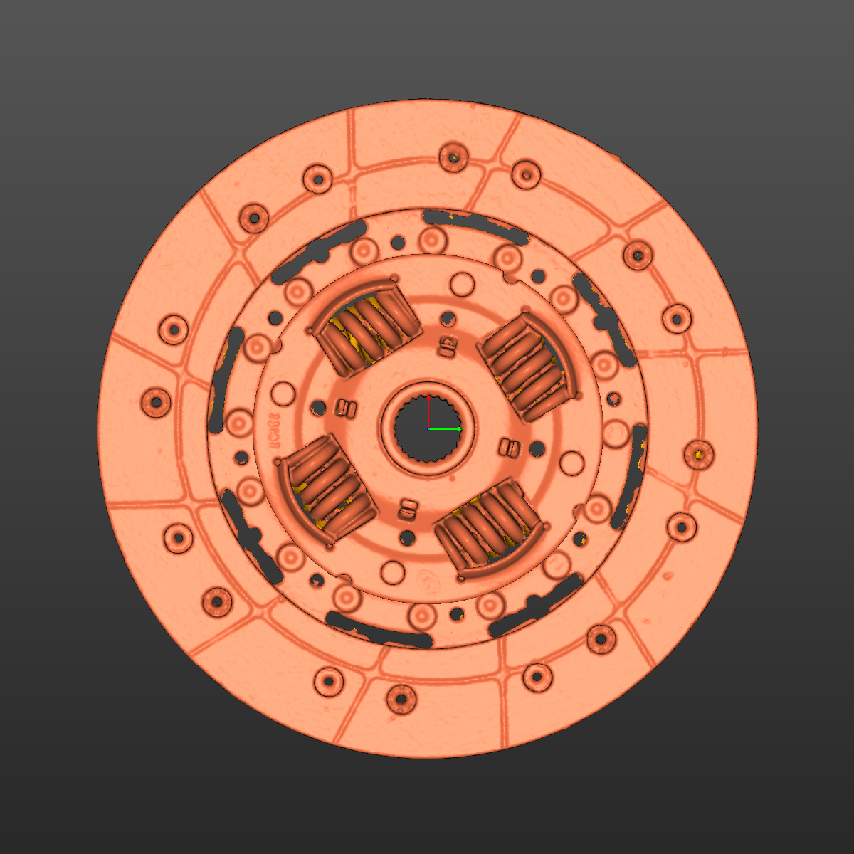 Nissan 350z Clutch Assembly 3D Scan STL