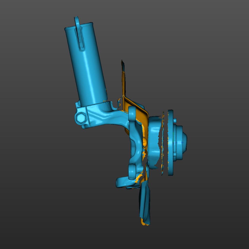 Bmw E46 M3 Front RH Knuckle 3D Scan STL