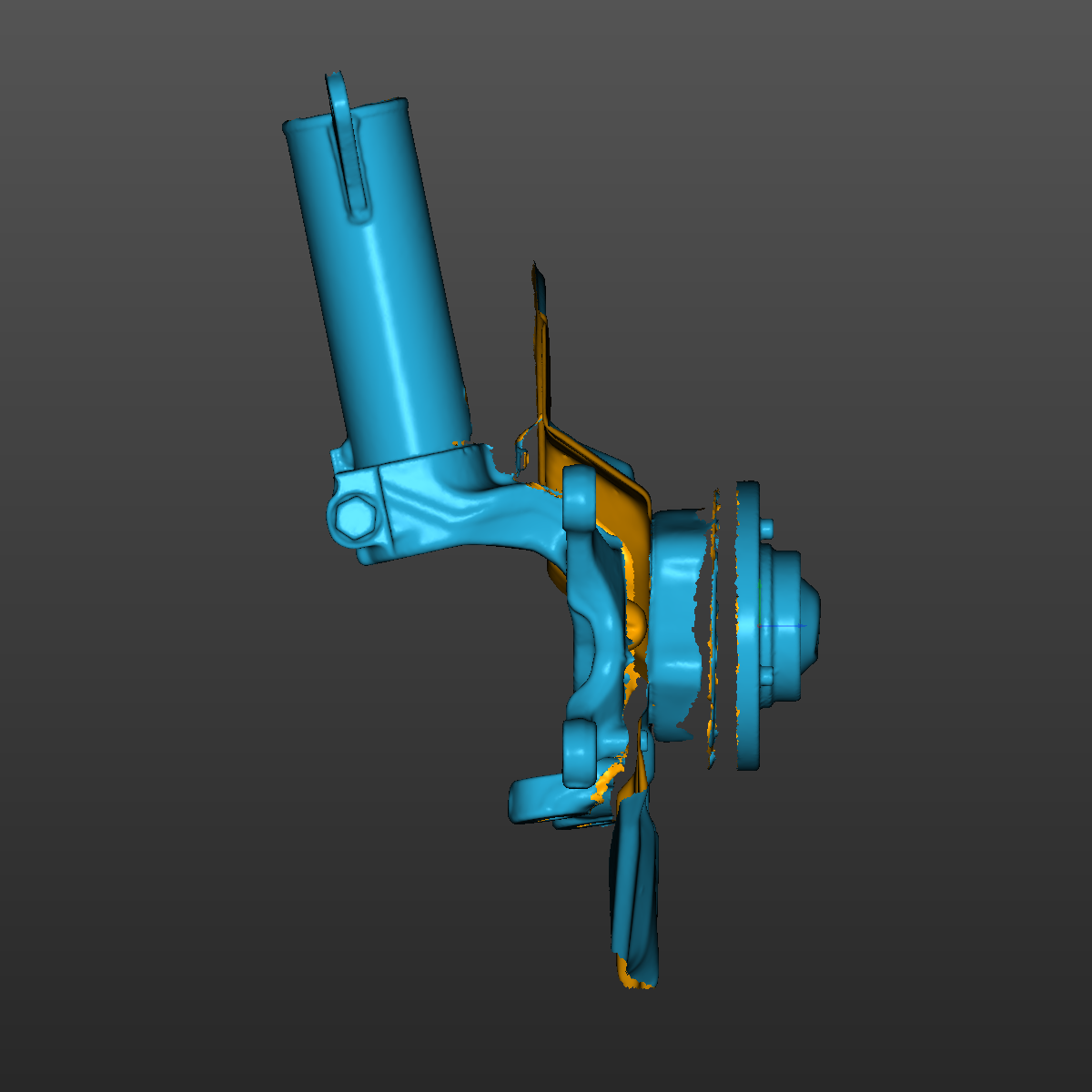 Bmw E46 M3 Front RH Knuckle 3D Scan STL