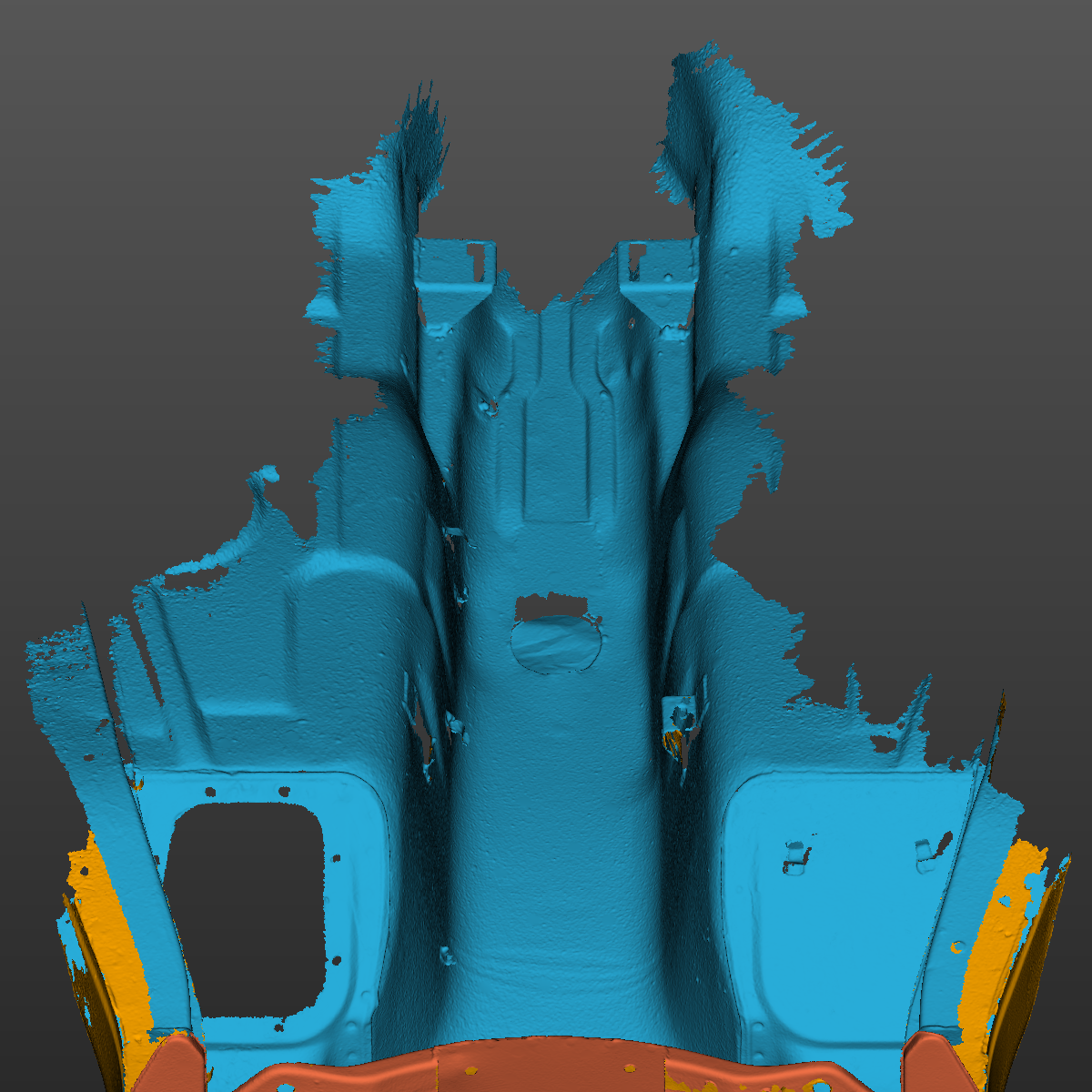 BMW 2002 (E10) Engine Bay 3D Scan STL