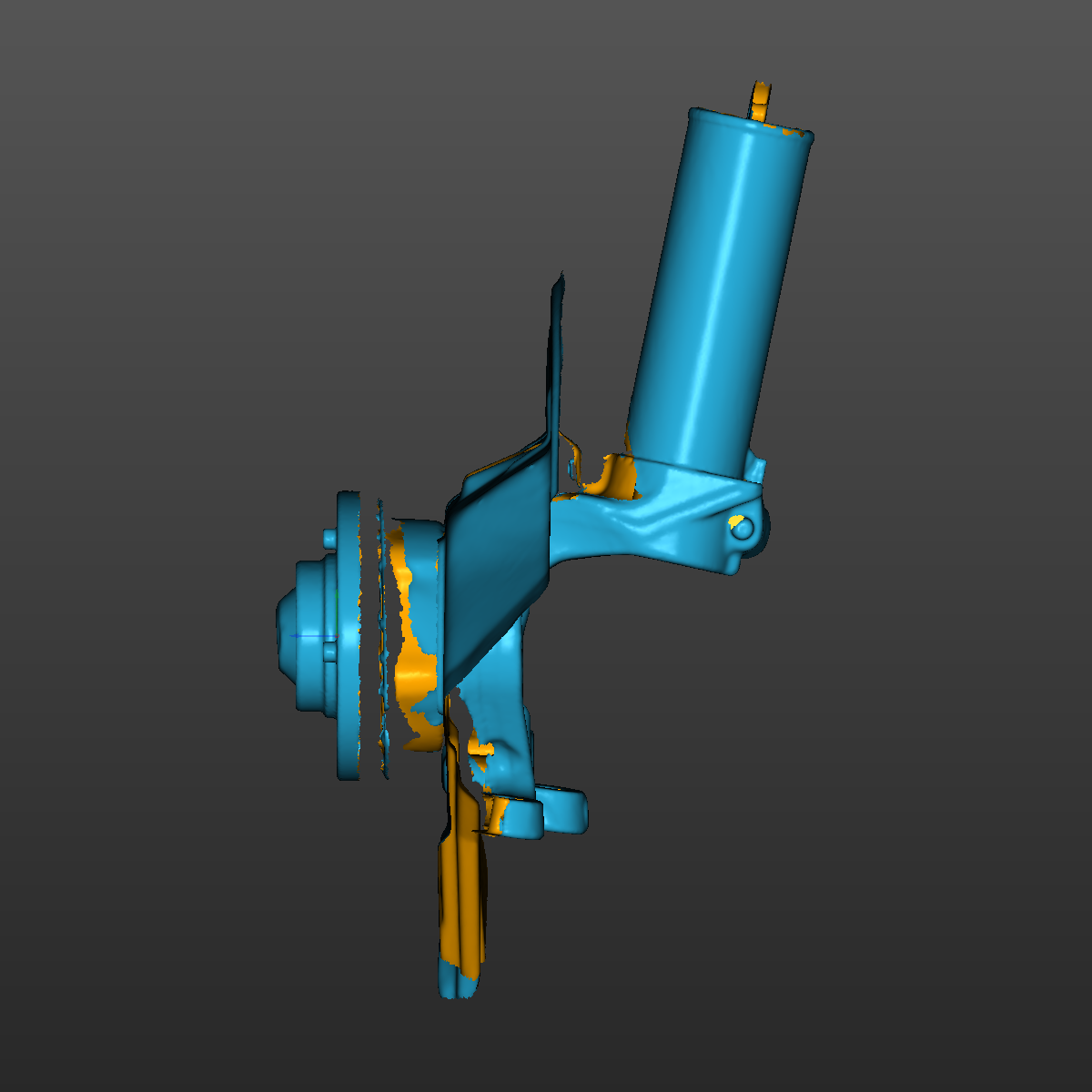 Bmw E46 M3 Front RH Knuckle 3D Scan STL