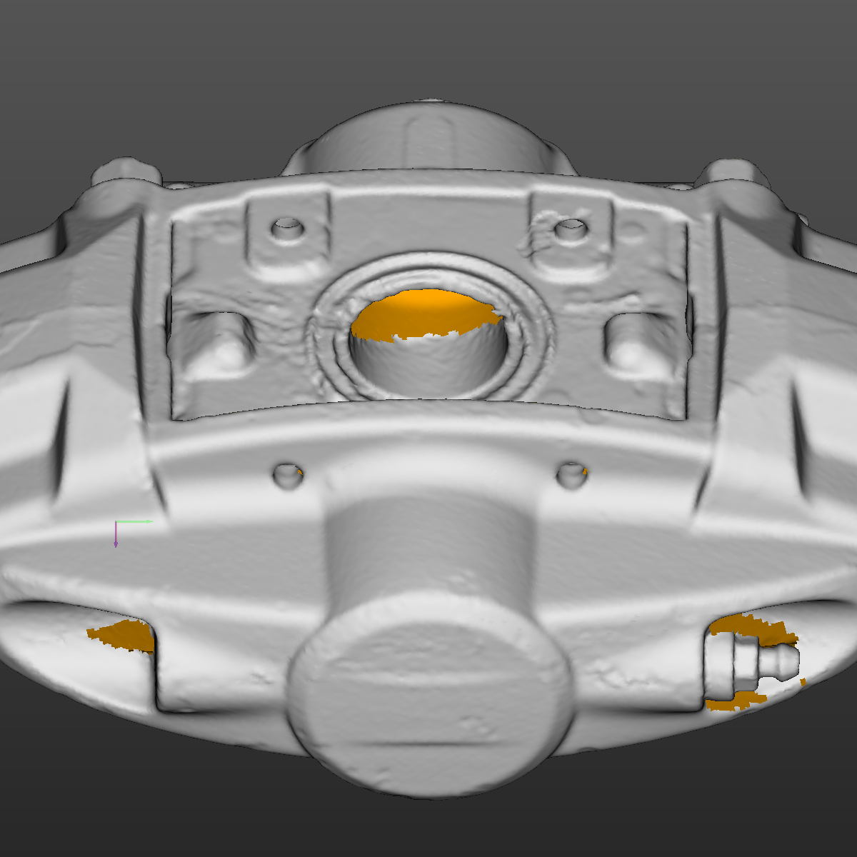 Nissan 370z Rear LH Brake Caliper 3D Scan STL