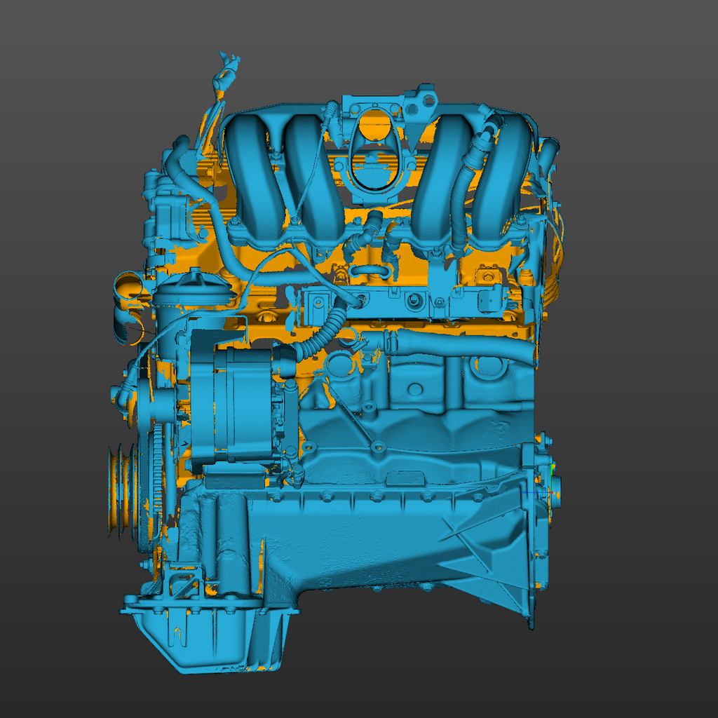 BMW E30 M42 powertrain assembly 3D Scan STL