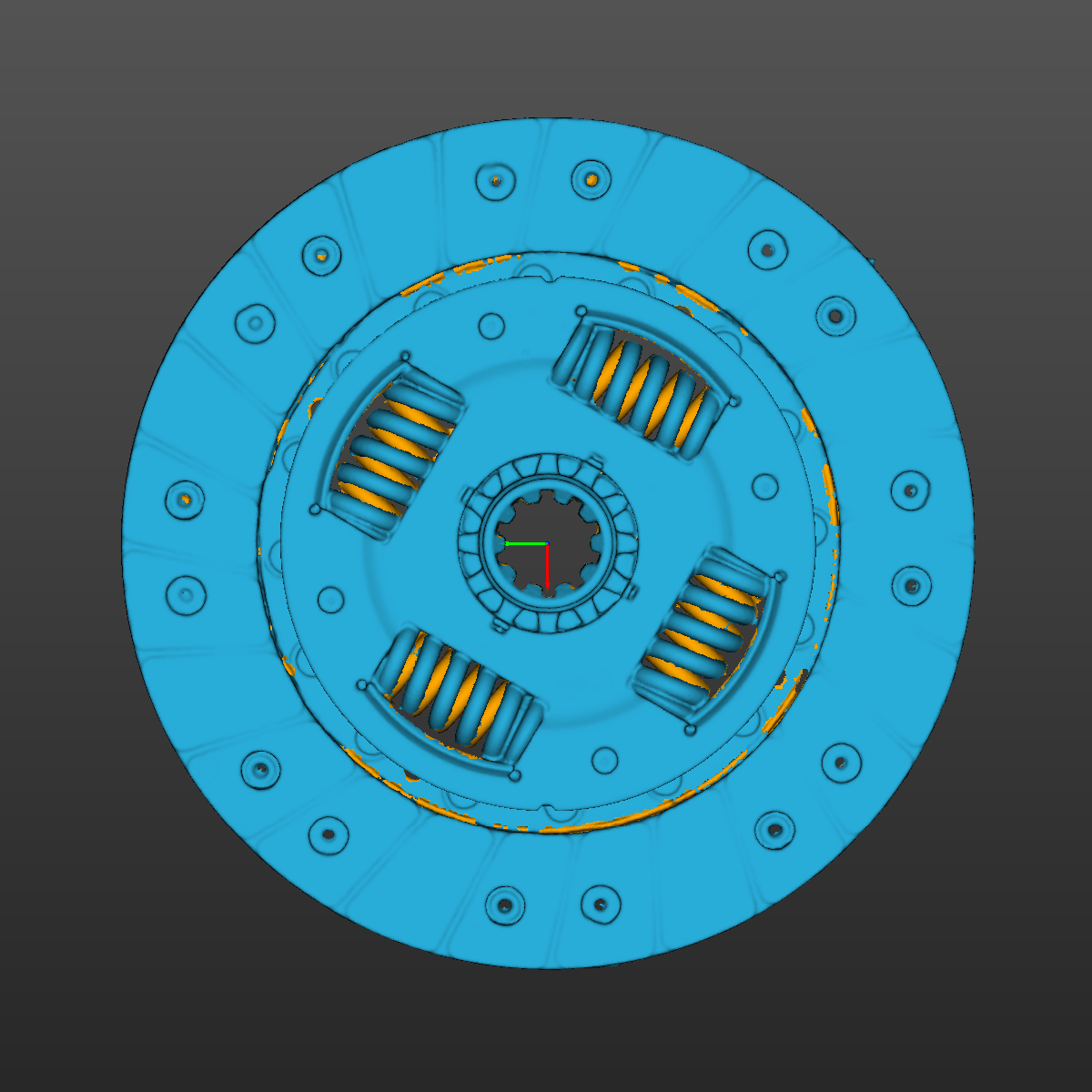Bmw e30(M20) Clutch 3D Scan STL