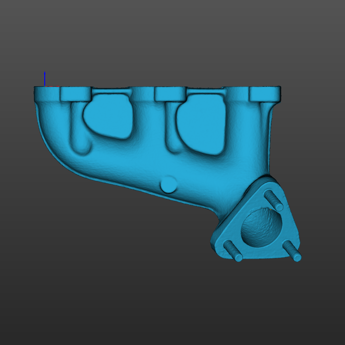 Bmw e30(M20) Exhaust Manifold 3D Scan STL