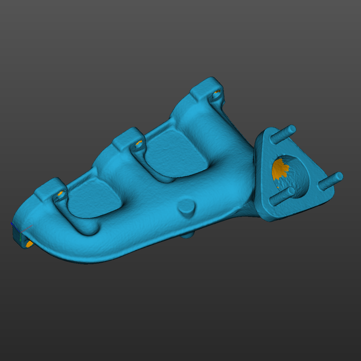 Bmw e30(M20) Exhaust Manifold 3D Scan STL