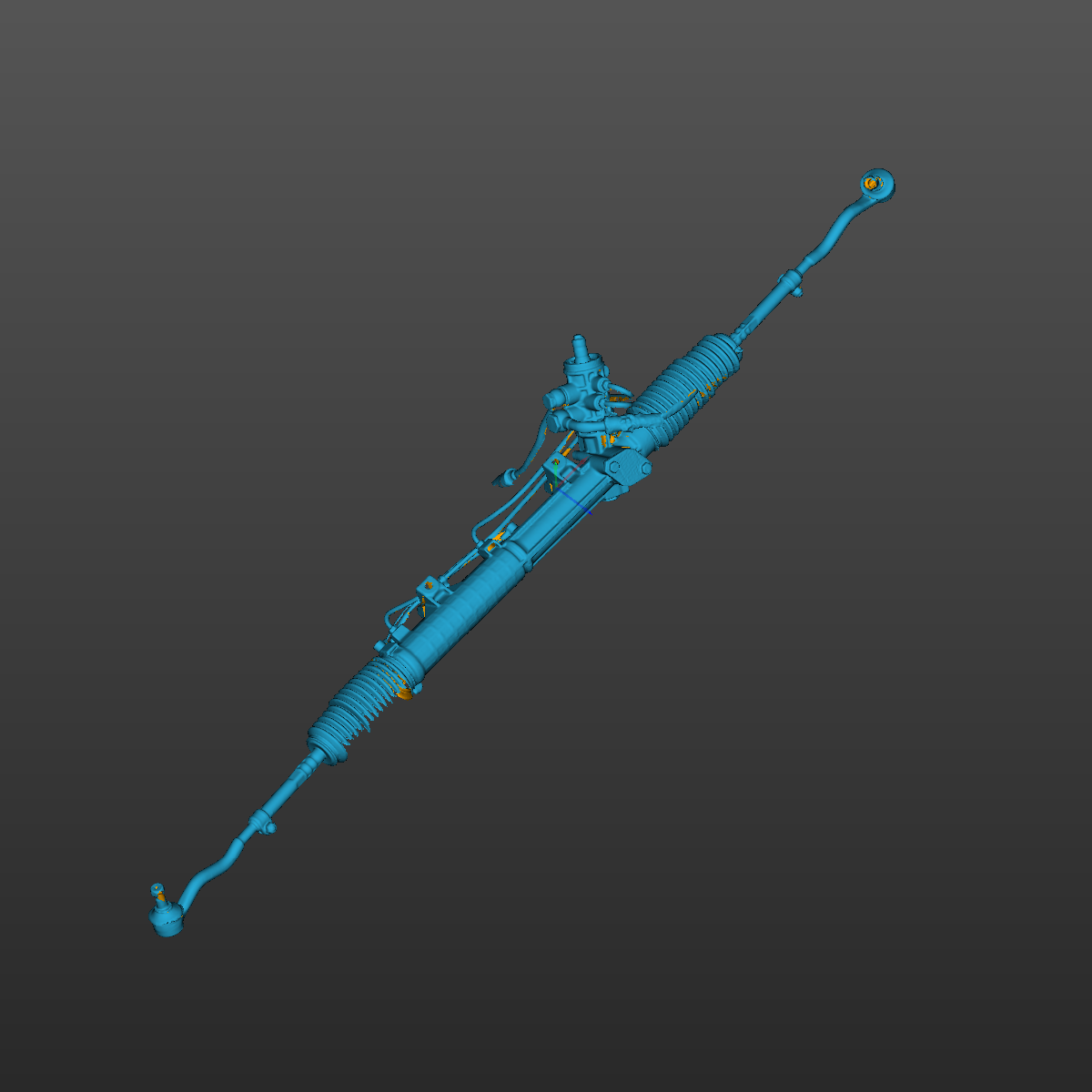 BMW e30 Steering Rack 3D Scan STL