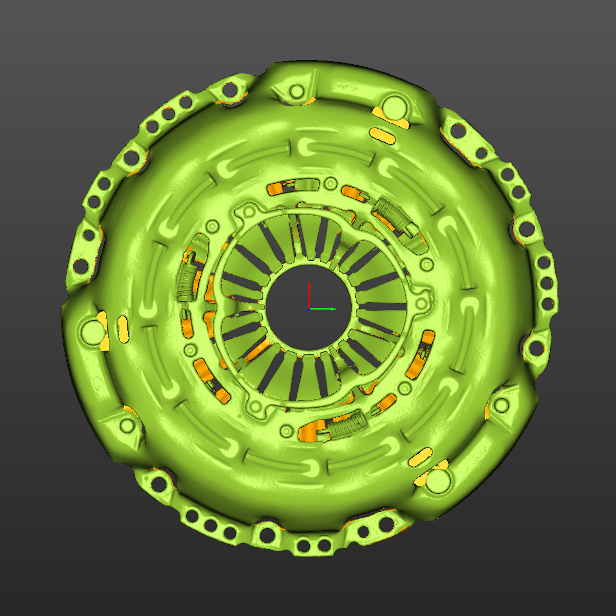 Nissan 350z Clutch Assembly 3D Scan STL