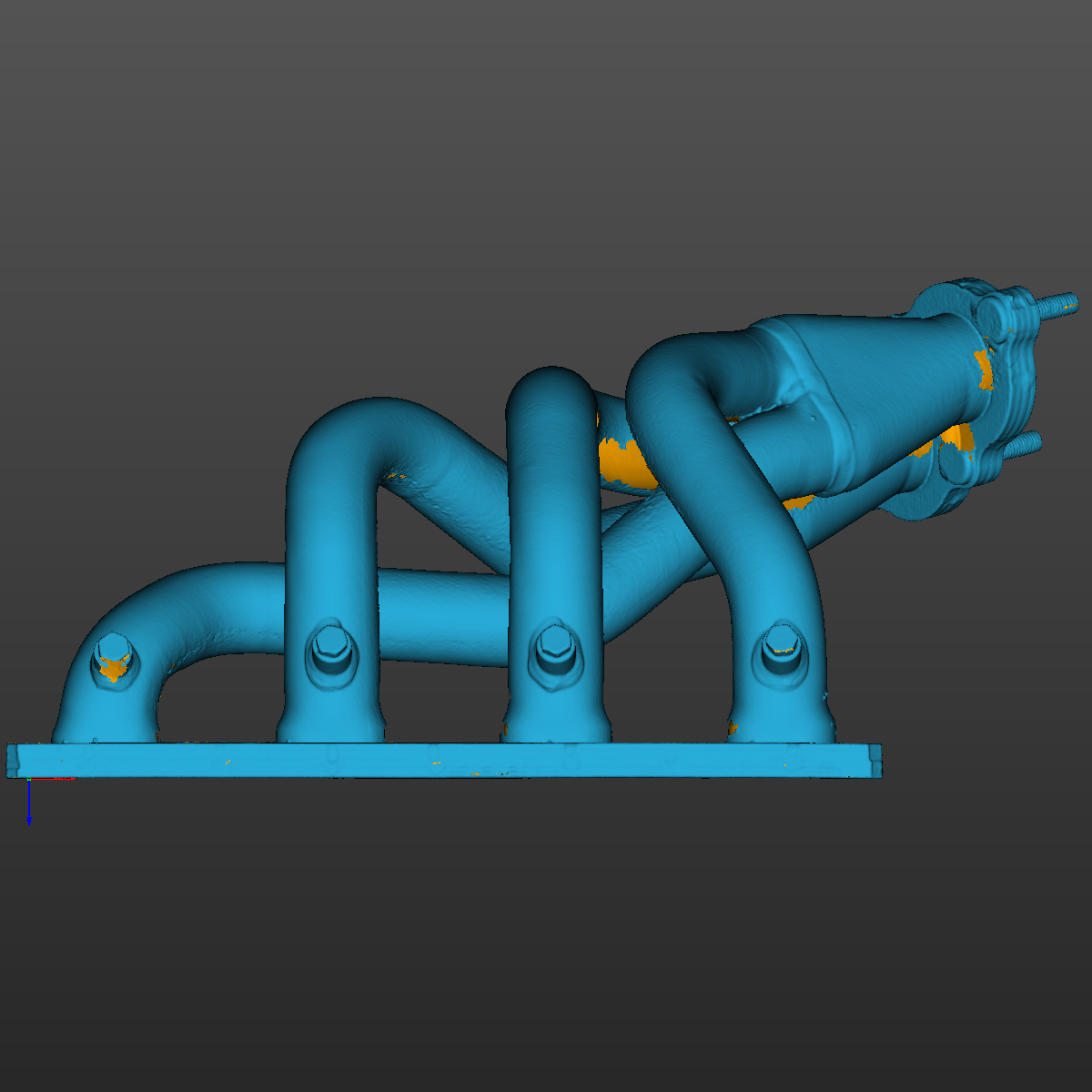 Bmw e30(M42) Exhaust Manifold 3D Scan STL