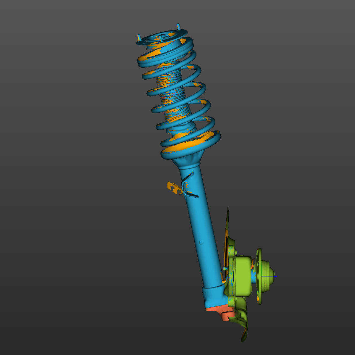 Bmw e30 M3 Front RH Knuckle 3D Scan STL