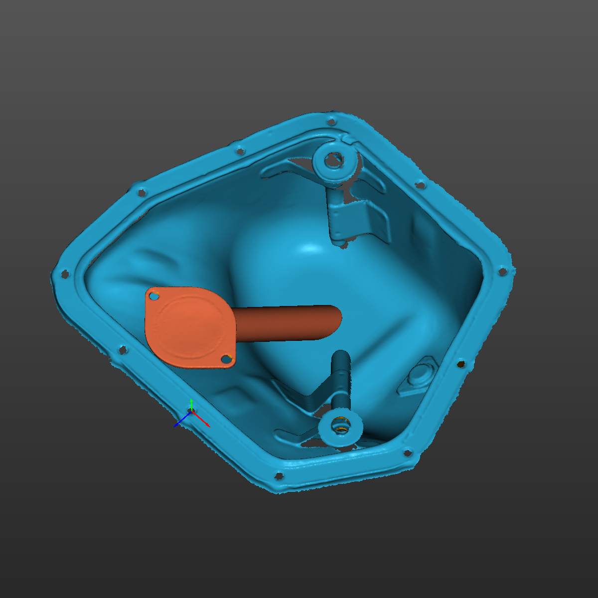 Subaru BRZ (FA20) Lower Oil Pan 3D Scan STL
