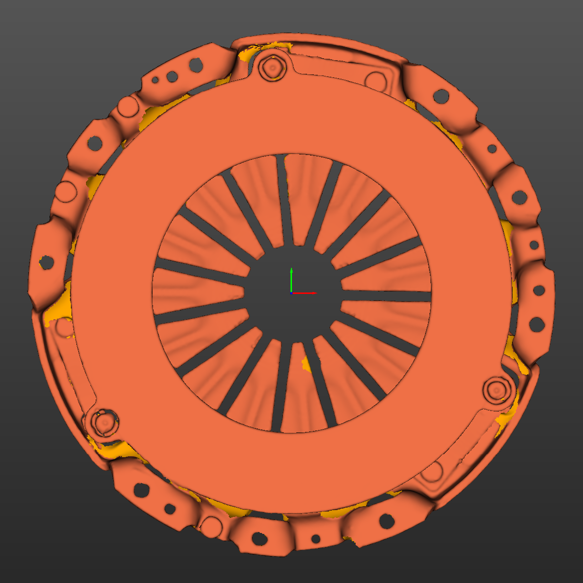 OEM Nissan 370Z 6-Speed Manual Clutch Assembly 3D Scan STL