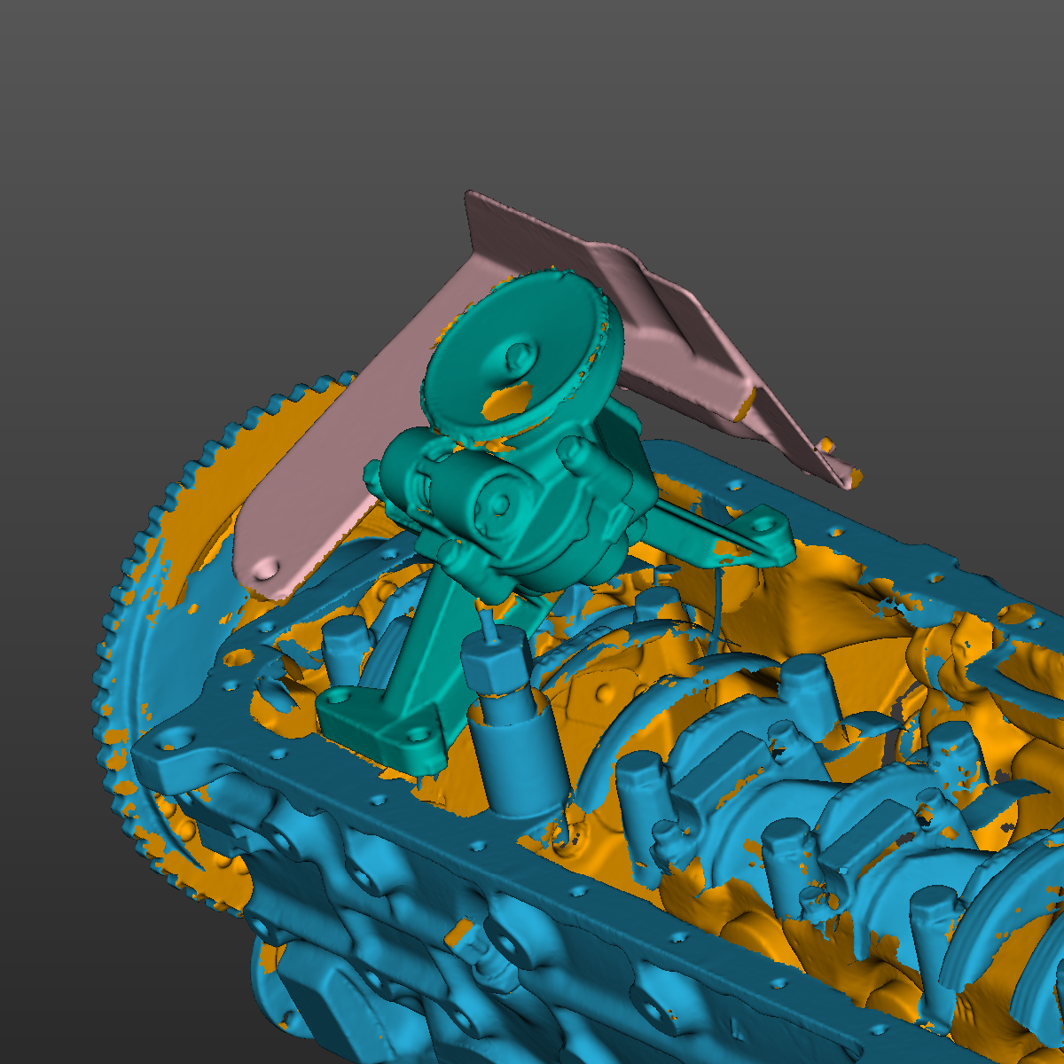 BMW E30 M20 engine 3D Scan STL
