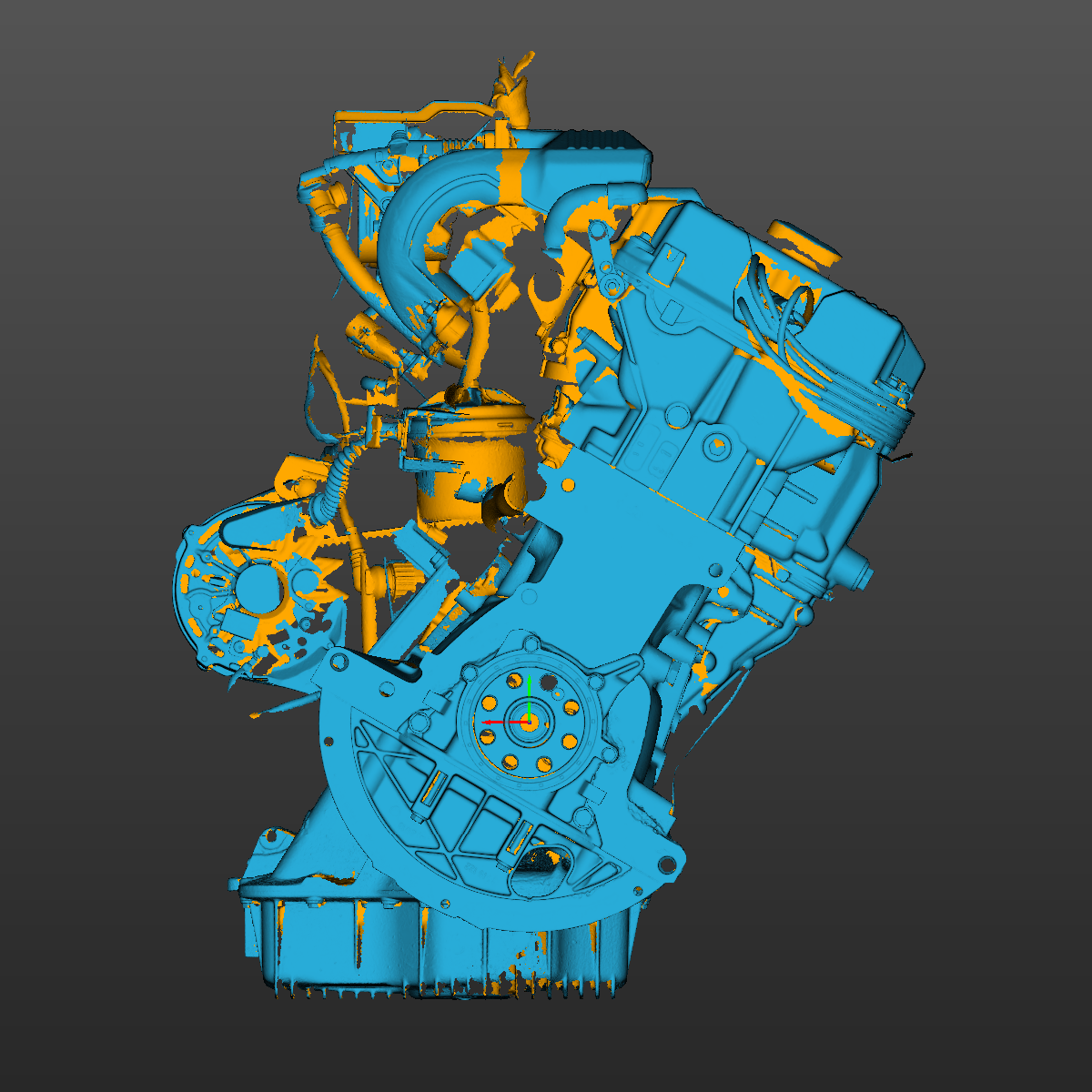BMW E30 M42 powertrain assembly 3D Scan STL
