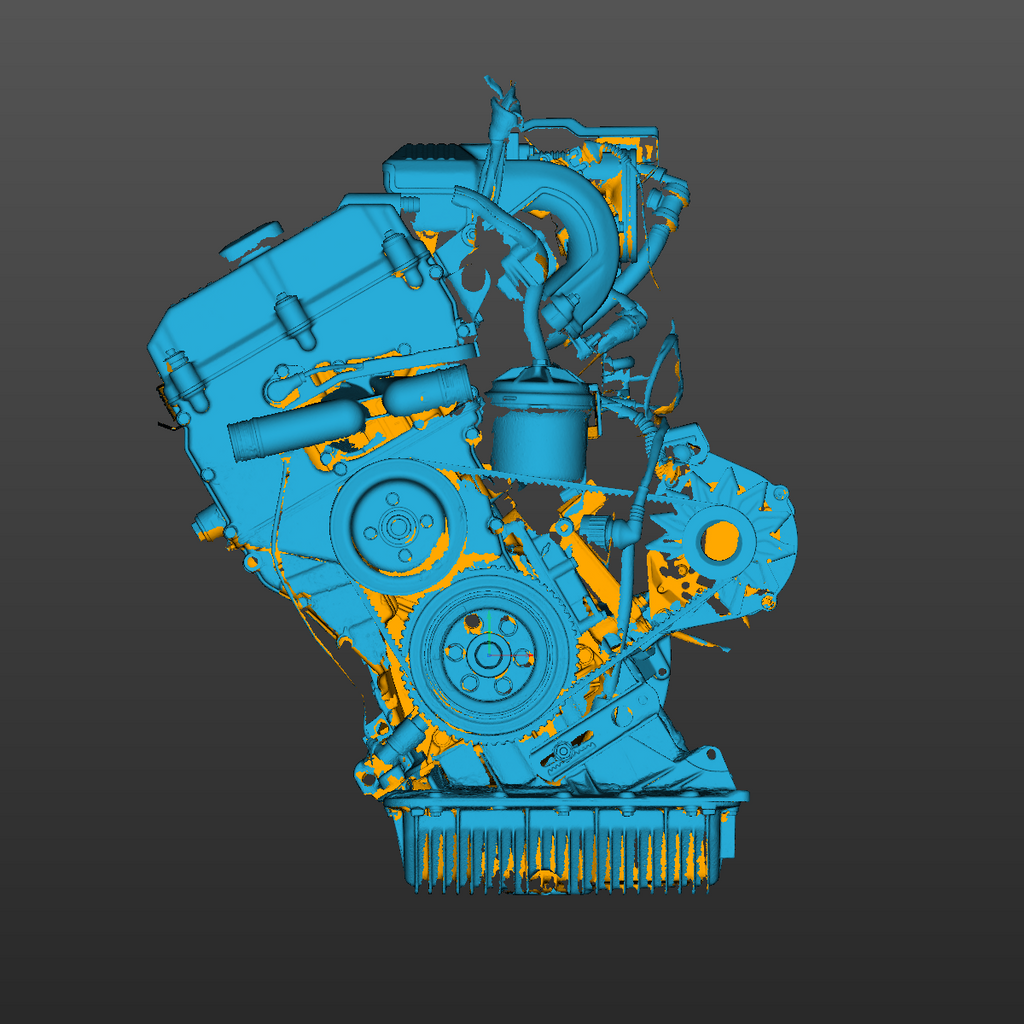 BMW E30 M42 powertrain assembly 3D Scan STL