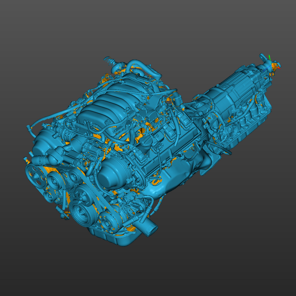 Lexus LS400 1UZ-FE Powertrain 3D Scan STL