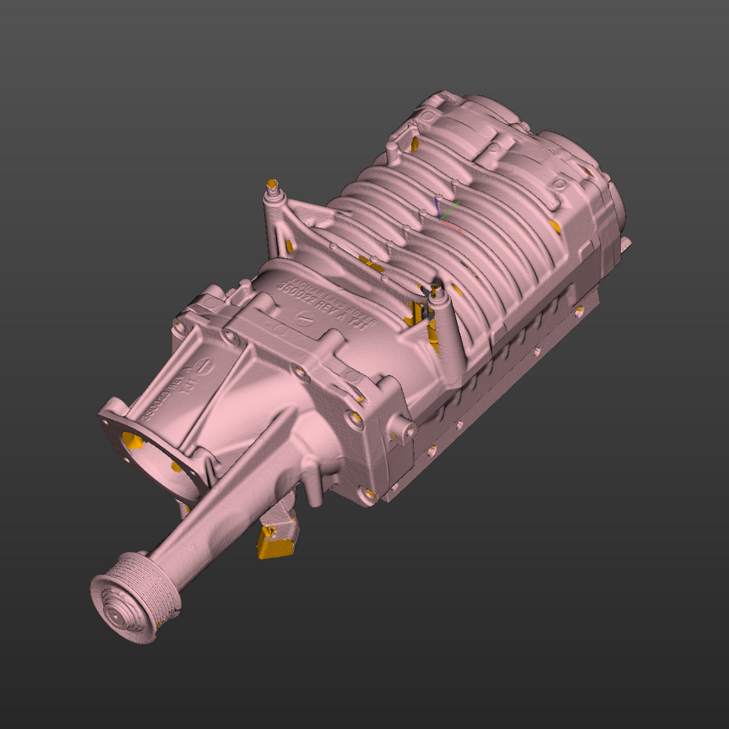 Range Rover Sport 5.0L Supercharger Intake Manifold 3D Scan STL
