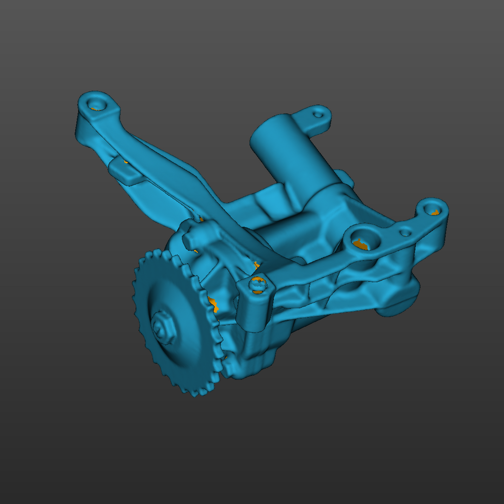 Bmw E34(M50) Oil Pan Front Sump 3D Scan STL