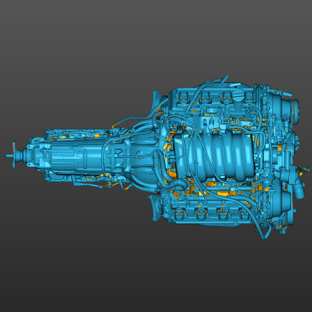Lexus LS400 1UZ-FE Powertrain 3D Scan STL