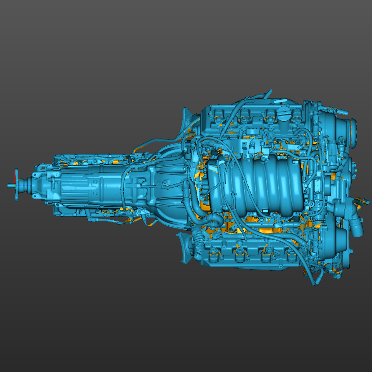 Lexus LS400 1UZ-FE Powertrain 3D Scan STL