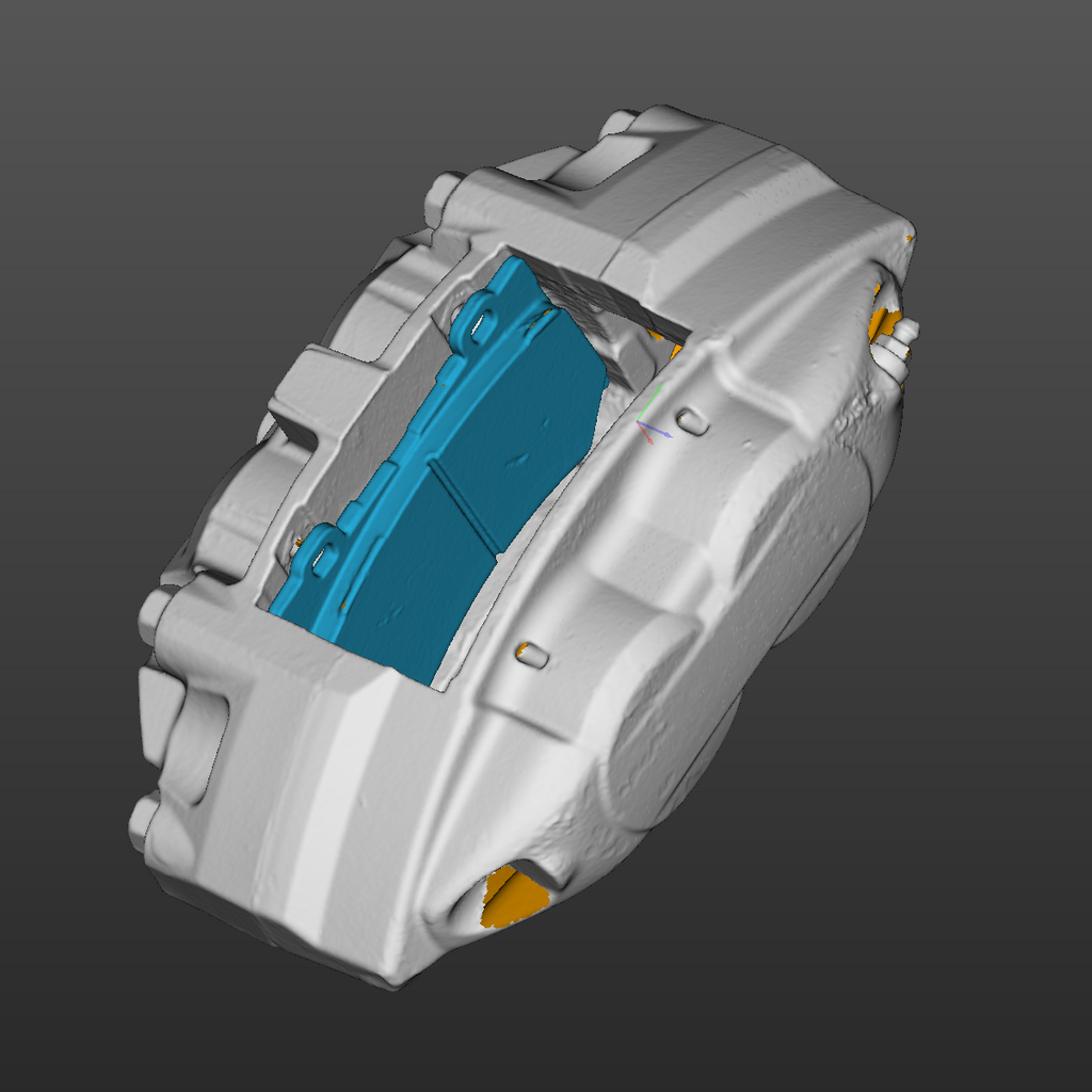 Nissan 370z Front LH Brake Caliper 3D Scan STL