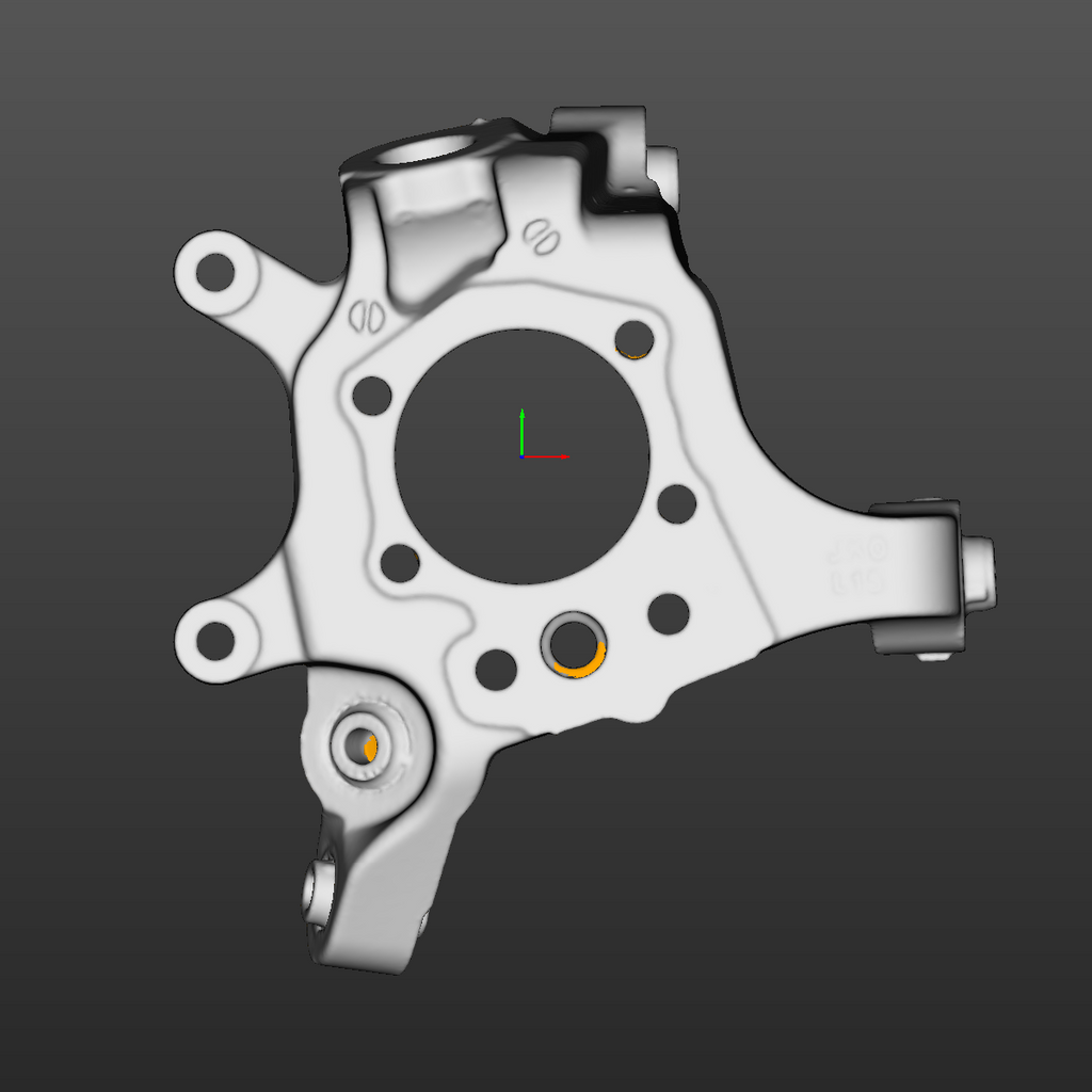 Nissan 370Z rear LH knuckle 3D Scan STL