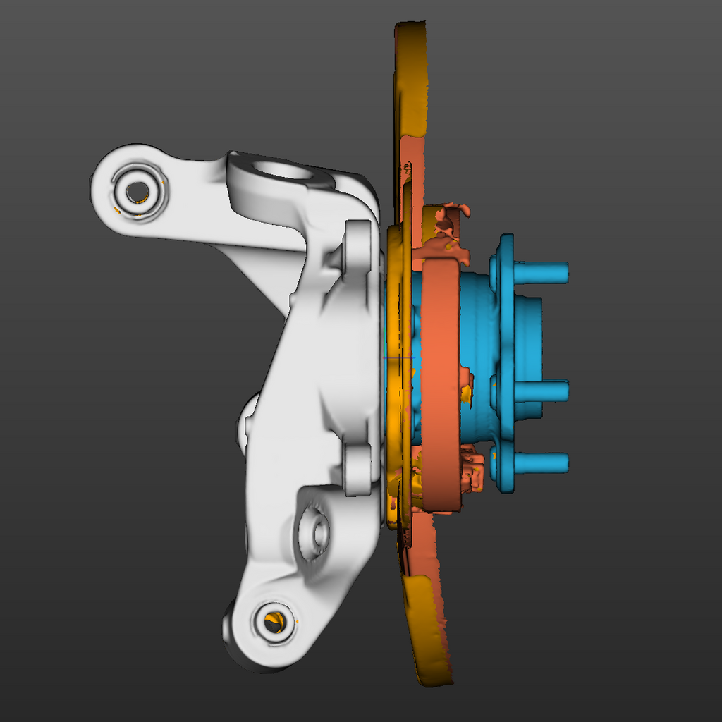 Nissan 370Z rear LH knuckle 3D Scan STL