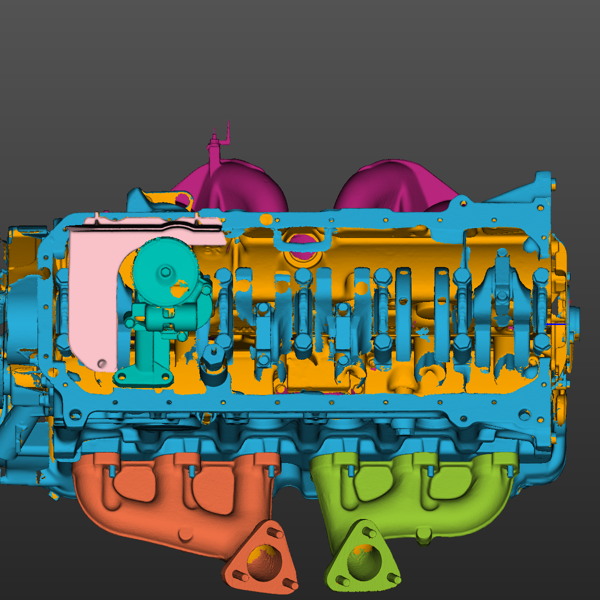 BMW E30 M20 engine 3D Scan STL