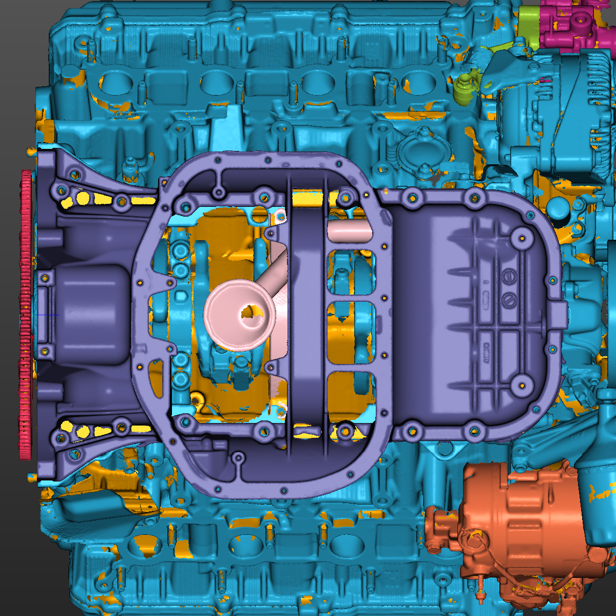 Lexus LS430 3UZ-FE VV-TI Engine 3D Scan STL
