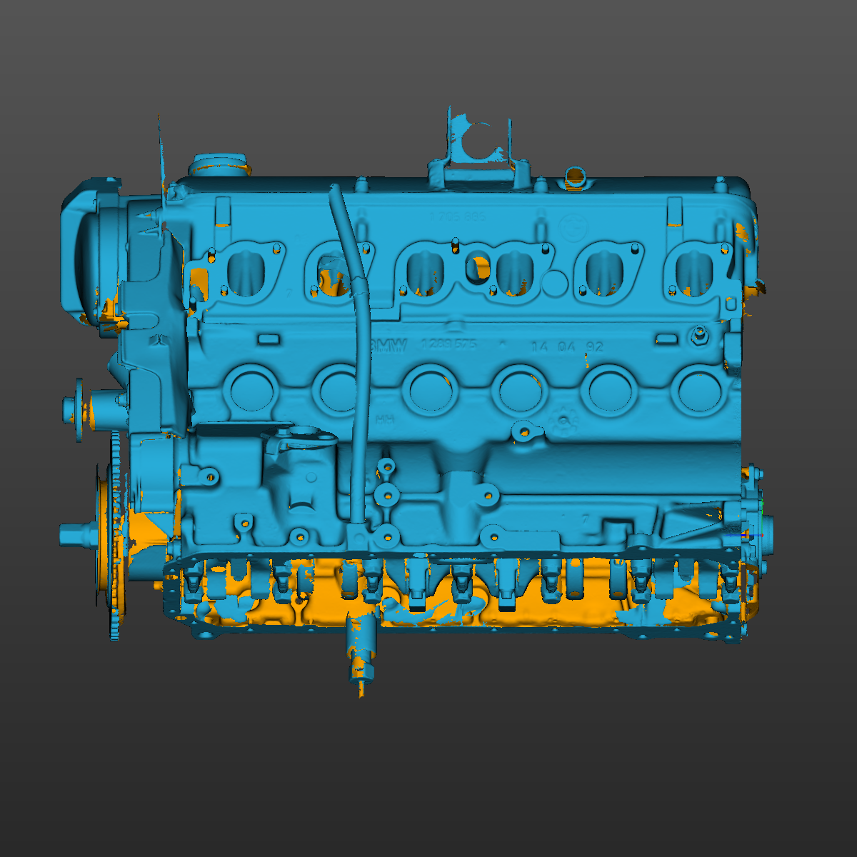 BMW E30(M20) Powertrain assembly 3D Scan STL