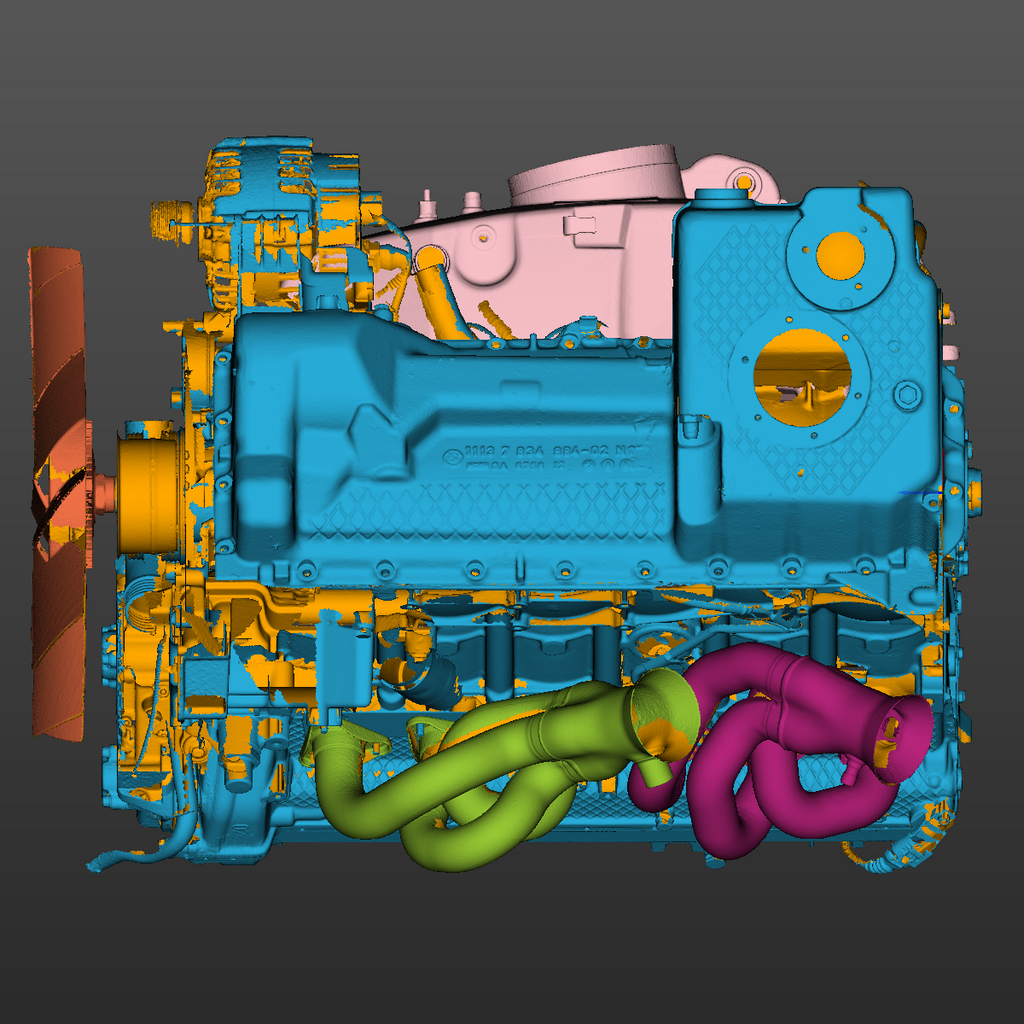 BMW E46 M3 S54 engine 3D Scan STL