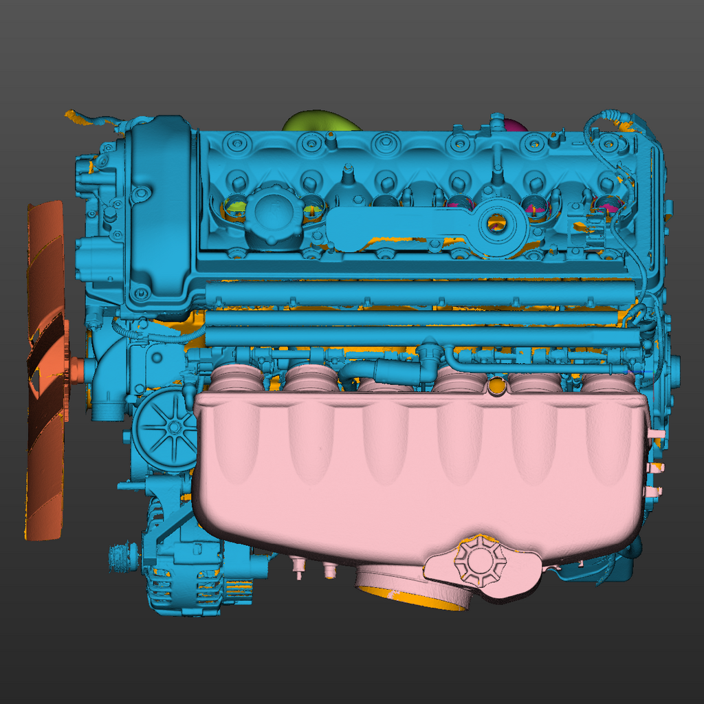 BMW E46 M3 S54 engine 3D Scan STL
