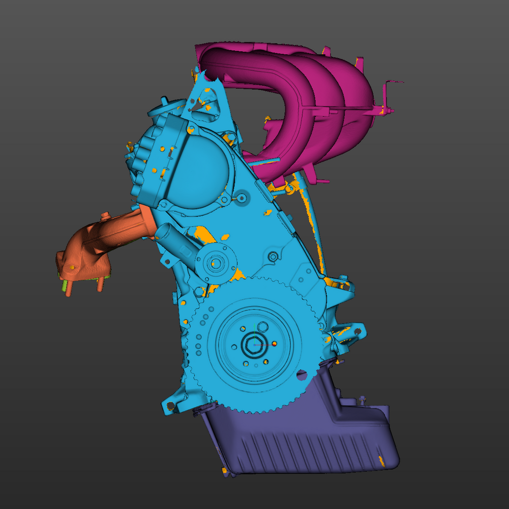 BMW E30 M20 engine 3D Scan STL
