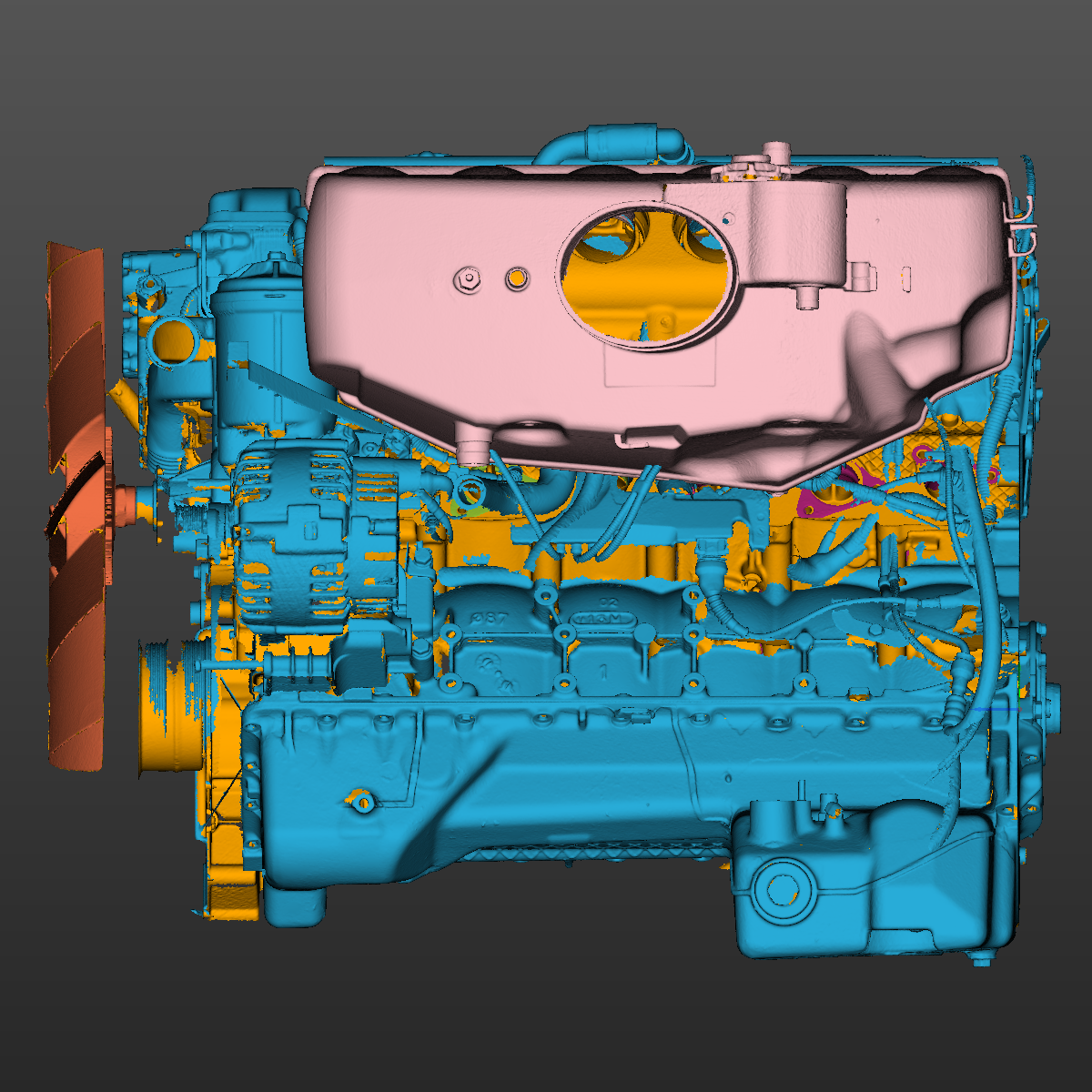BMW E46 M3 S54 engine 3D Scan STL