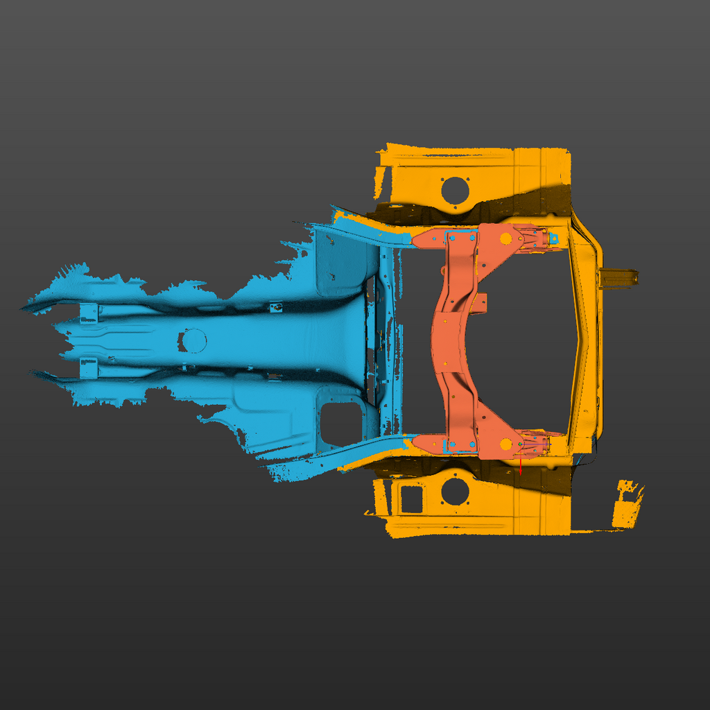 BMW 2002 (E10) Engine Bay 3D Scan STL