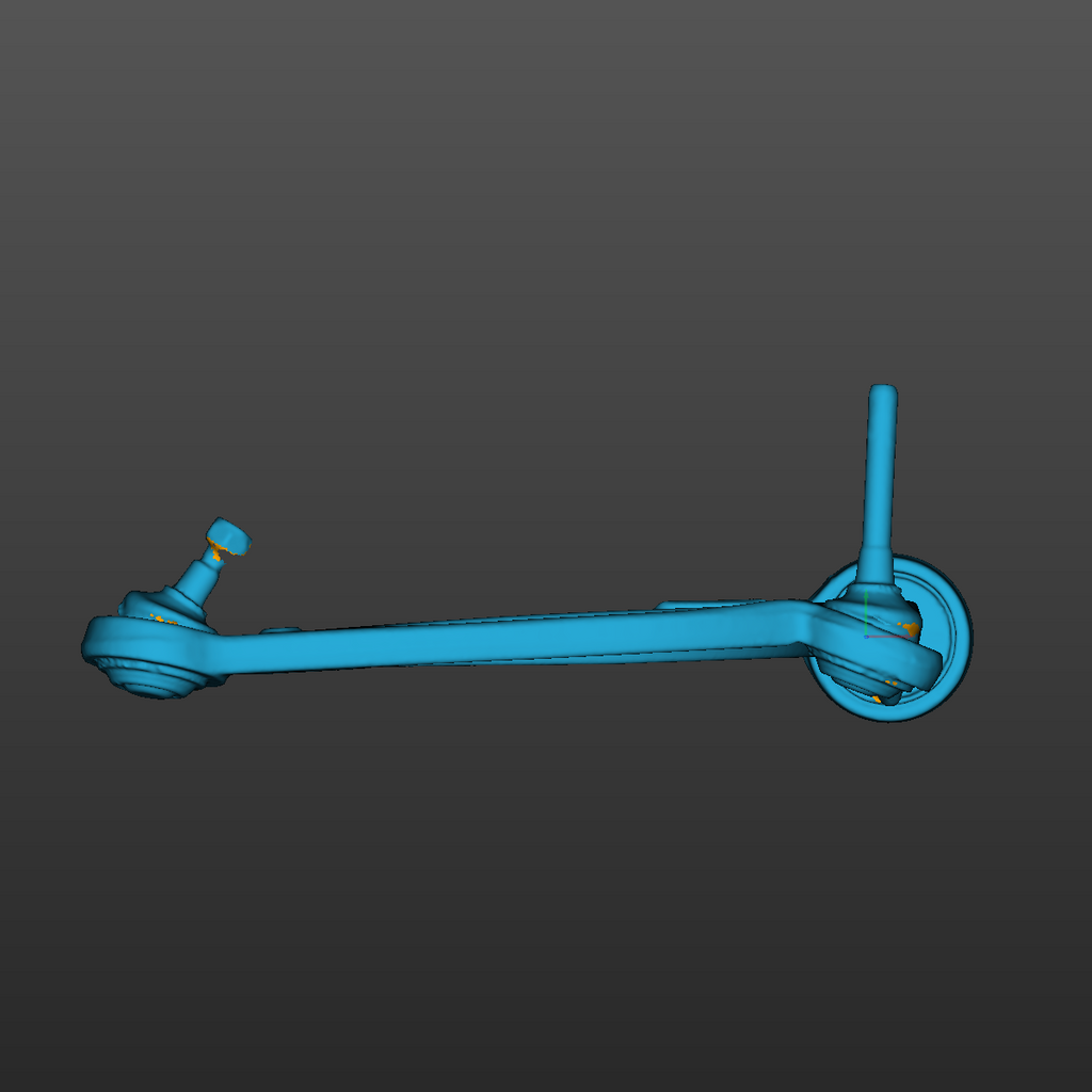 BMW E30 front lower control arms 3D Scan STL