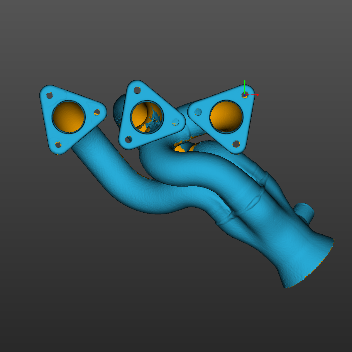 BMW E46 M3 S54 Exhaust Manifold 3D Scan STL
