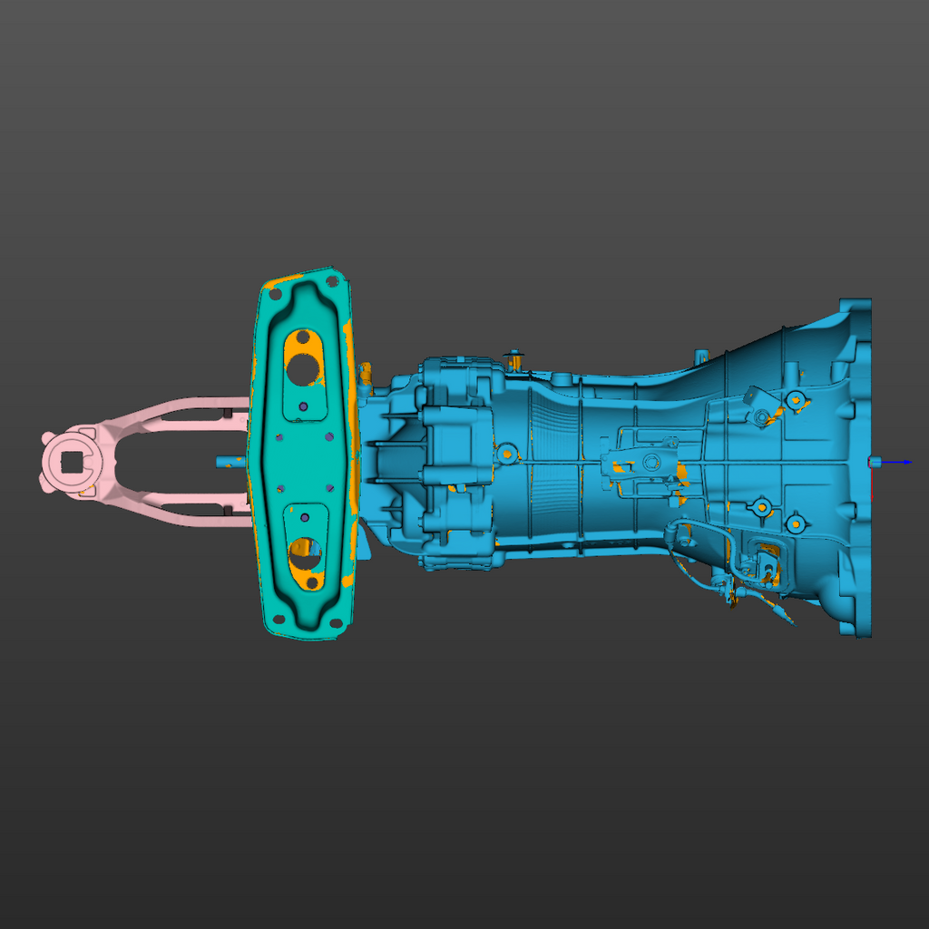 Nissan 370Z 6-speed manual transmission 3D Scan STL