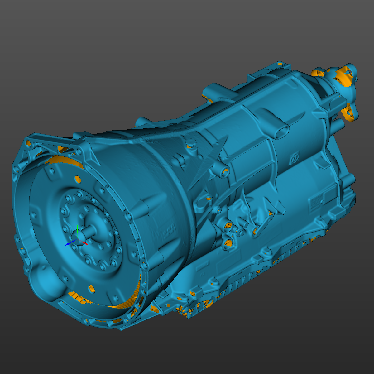 BMW G30 540i ZF 8HP50 Automatic Transmission 3D Scan STL