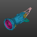 Nissan 370Z 6-speed manual transmission 3D Scan STL